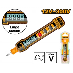 LAPIZ BUSCA POLO AC 12-300V DISPLAY DIGITAL LCD C/SONIDO INGCO - HSDT33001