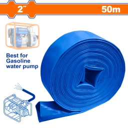 MANGUERA PLANA AGUA MOTOBOMBA PVC 2" 4 BAR 50M WADFOW WPFH0205