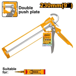 PISTOLA APLICAR SILICONA 9" MANGO ALUMINIO HCG1409