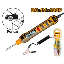 TESTER AUTOMOTRIZ DIGITAL DC1 - 100 V INGCO- HSDT41001