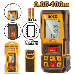 MEDIDOR DE DISTANCIA LASER 0.5 - 100MTS C/ESTUCHE INGCO - HLDD1008