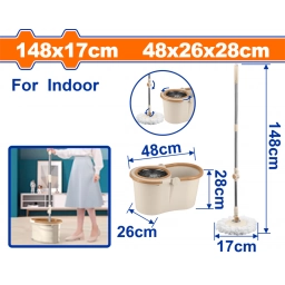 SET MOPA CON BALDE DE PL�STICO WADFOW WMPS7101