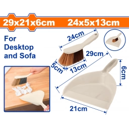 SET CEPILLO DE MANO + PALA WADFOW WMBS1F02