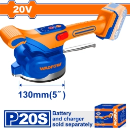 VENTOSA VIBRADORA A BATERIA 20V P20S P/COLOCAR CERAMICA S/BATERIA, S/CARGADOR WADFOW WTVM1D12
