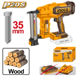 CLAVADORA A BATER�A P20S 20V 35MM CACCESORIOS INGCO CBNLI2005