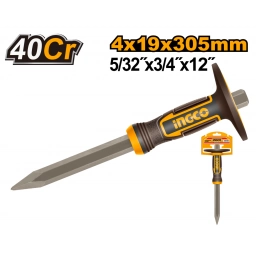 CINCEL PARA HORMIGON 4MM X 19MM X 305MM 40CR INGCO HCC830419