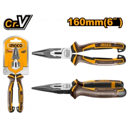 ALICATE PUNTA FINA 6"" CR-V INGCO HLNP28168