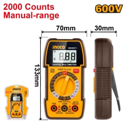TESTER MULT�METRO DIGITAL 600V INGCO DM360011 