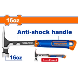 MARTILLO U�A 450G ACERO FORJADO MANGO ANTISHOCK WADFOW WHM8116