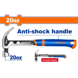 MARTILLO U�A 560G ACERO FORJADO MANGO ANTISHOCK WADFOW WHM8320