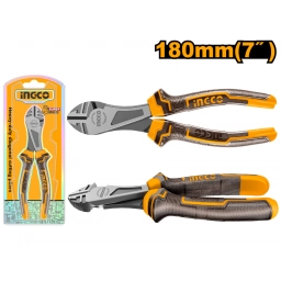 ALICATE CORTE DIAGONAL 7" (180MM) ACERO CARBONO N55 INGCO HHDCP08188