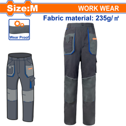 PANTALN DE TRABAJO TALLE M WADFOW WUN3804.M