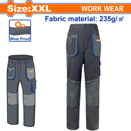 PANTALN DE TRABAJO TALLE XXL WADFOW WUN3804.XXL