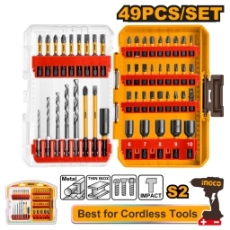 SET 49 PUNTAS Y MECHAS P/DEST. DE IMPACTO INGCO AKDL24906