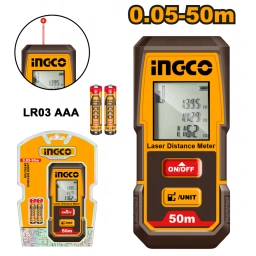 MEDIDOR DE DISTANCIA L�SER 50M INGCO HLDD0508