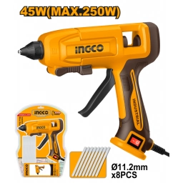 PISTOLA DE SILICONA 45W INGCO GG408