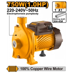 BOMBA CENTRIFUGA 1HP750W 125L/MIN 32M 220-240V INGCO CPM75068