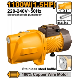 BOMBA JET AGUA 1100W  AUTOCEBANTE 70L/MIN INGCO JP110068