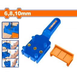 GUIA PARA MECHAS 6, 8, 10MM CON TOPE AJUSTABLE P/MADERA 12–26MM WADFOW WCP5103