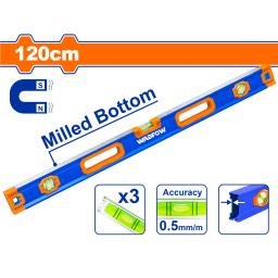 NIVEL MAGNETICO 120CM WADFOW WSL3G120