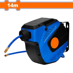 ENROLLADOR DE MANGUERA AUTOMATICO 14+1M 1/4" 250PSI CON BLOQUEO SEGURIDAD WADFOW UWAZ3515