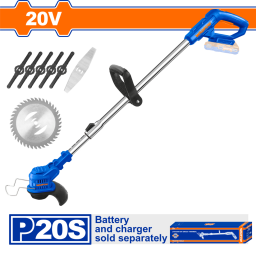 DESMALEZADORA A BATERIA P20S 20V SIN BAT SIN CARGADOR WADFOW WGTP510