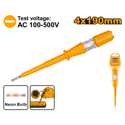 DESTORNILLADOR BUSCA POLO 100-500V 4X190MM INGCO HSDT1908