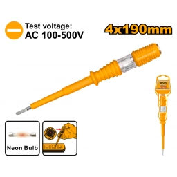 DESTORNILLADOR BUSCA POLO 100-500V 4X190MM INGCO HSDT1908