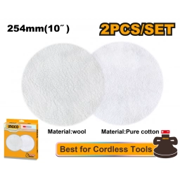 KIT DE ACCESORIOS PARA PULIDO Y LIMPIEZA INGCO 254MM APP25402