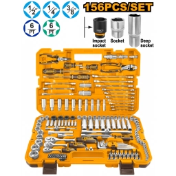 SET 156 PCS DE HERRAMIENTAS COMBINADAS C/VALIJA INGCO HKTHP21561 OTP