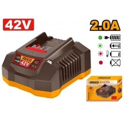 CARGADOR BATERIA 42V 2.0A PARA LINEA P42M INGCO FCLI42021