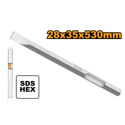 CINCEL HEXAGONAL CHATO 28X35X 520MM PARA HORMIGON Y LADRILLO INGCO DBC04352012