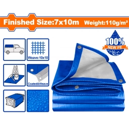 LONA 7X10MT AZUL 110GR/M2 WADFOW WTQ1870