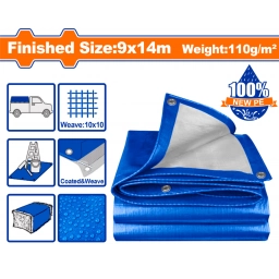 LONA 9X14MT AZUL 110GR/M2 WADFOW WTQ1894