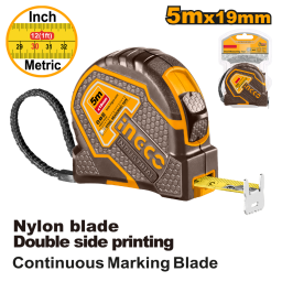 CINTA METRICA 5M X 19MM INGCO INDUSTRIAL HSMT88051.1