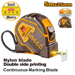 CINTA METRICA 5M X 25MM INGCO HSMT8805.1