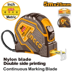 CINTA METRICA 5M X 25MM INGCO HSMT8805.1
