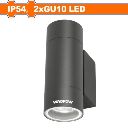 FOCO EXTERIOR/INTERIOR LED DE PARED DOBLE GU10 IP54 WADFOW WDN8504A