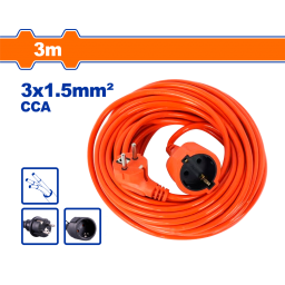 ALARGUE 3M ENCHUFE Y CONECTOR TIPO SCHUKO WADFOW WEJAG01