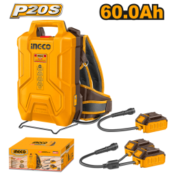 BATERIA MOCHILA LITIO-ION 60.0AH 20V P20S INGCO FBLI241110