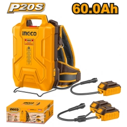 BATERIA MOCHILA LITIO-ION 60.0AH 20V P20S INGCO FBLI241110