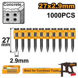CLAVOS CONCRETO 27MM X 1000PCS PARA CLAVADORA CCNLI9005 / CCNLI9008 / UCCNLI9008 INGCO ANA02271