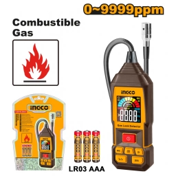MEDIDOR DE GAS 0-9999PPM PARA GAS COMBUSTIBLE INGCO HETGA031