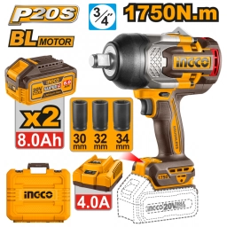 LLAVE DE IMPACTO A BATERIA 3/4" 1750NM 20V P20S BRUSHLESS CIWLI20175