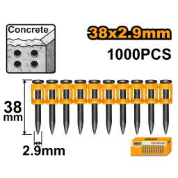 CLAVOS CONCRETO 38 x 2.9MM X 1000PCS INGCO ANA02381