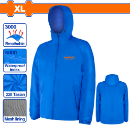 CAMPERA DE LLUVIA WADFOW TALLE XL AZUL WJKT10XL