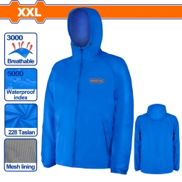 CAMPERA DE LLUVIA WADFOW TALLE XXL AZUL WJKT1XXL