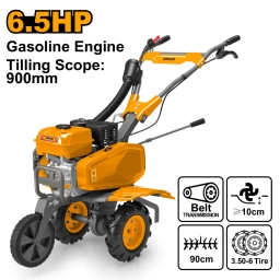 MOTOCULTIVADOR A GASOLINA 6.5HP ANCHO 900MM PROF. 150-300MM INGCO GC6102