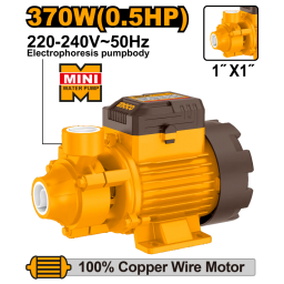 BOMBA PERIFERICA 0.5HP 370W 30LMIN 30M INGCO VPM370268