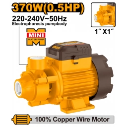 BOMBA PERIFERICA 0.5HP 370W 30L/MIN 30M INGCO VPM370268